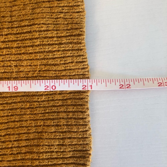 Mossimo Mustard Cable Knit Cropped Sweater - Picture 10 of 12